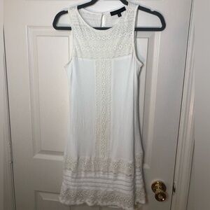 Sanctuary Phoebe Sleeveless Dress With Lace Trim Details